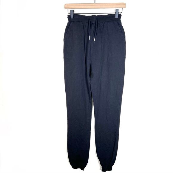 ASOS Black casual jogger lounge pants size 2 B173 - Picture 1 of 5